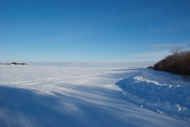 barren snowy landscape